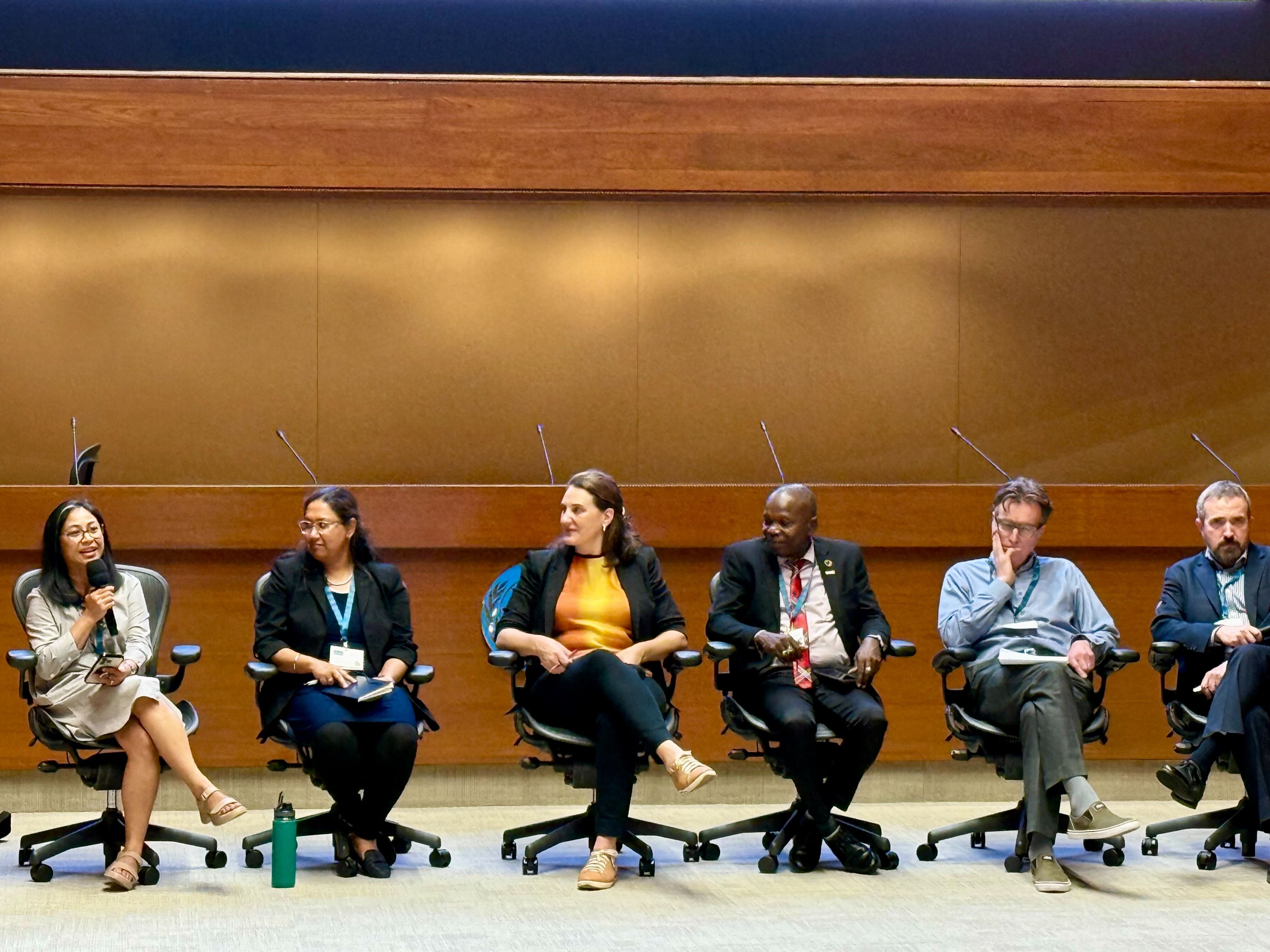 Panelists at the CC Lab's official MOP36 side event.